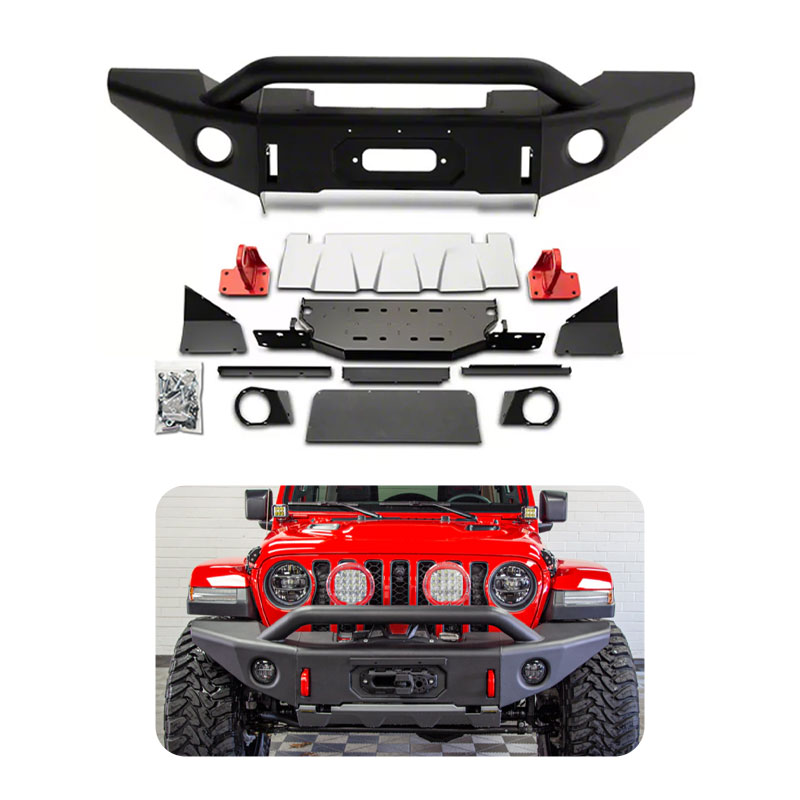 Winch Bumper Mount Plate - 오프로드 스틸 블랙 스포츠 윈치 마운트