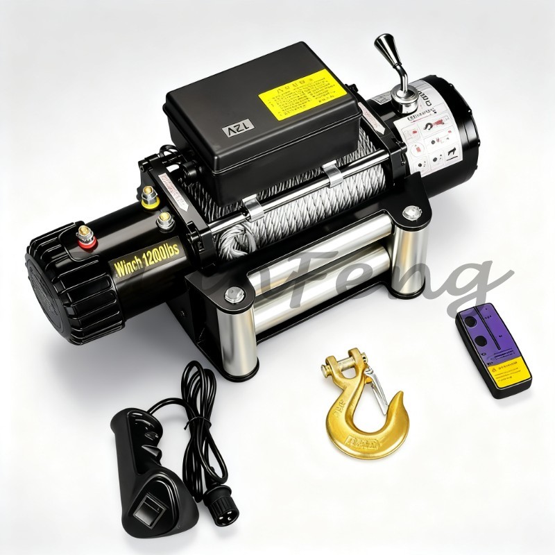 12V/24V, 9500LB/12000LB 용량의 전기 - Winch 9500Lb Electric 12V 리뷰 및 가격