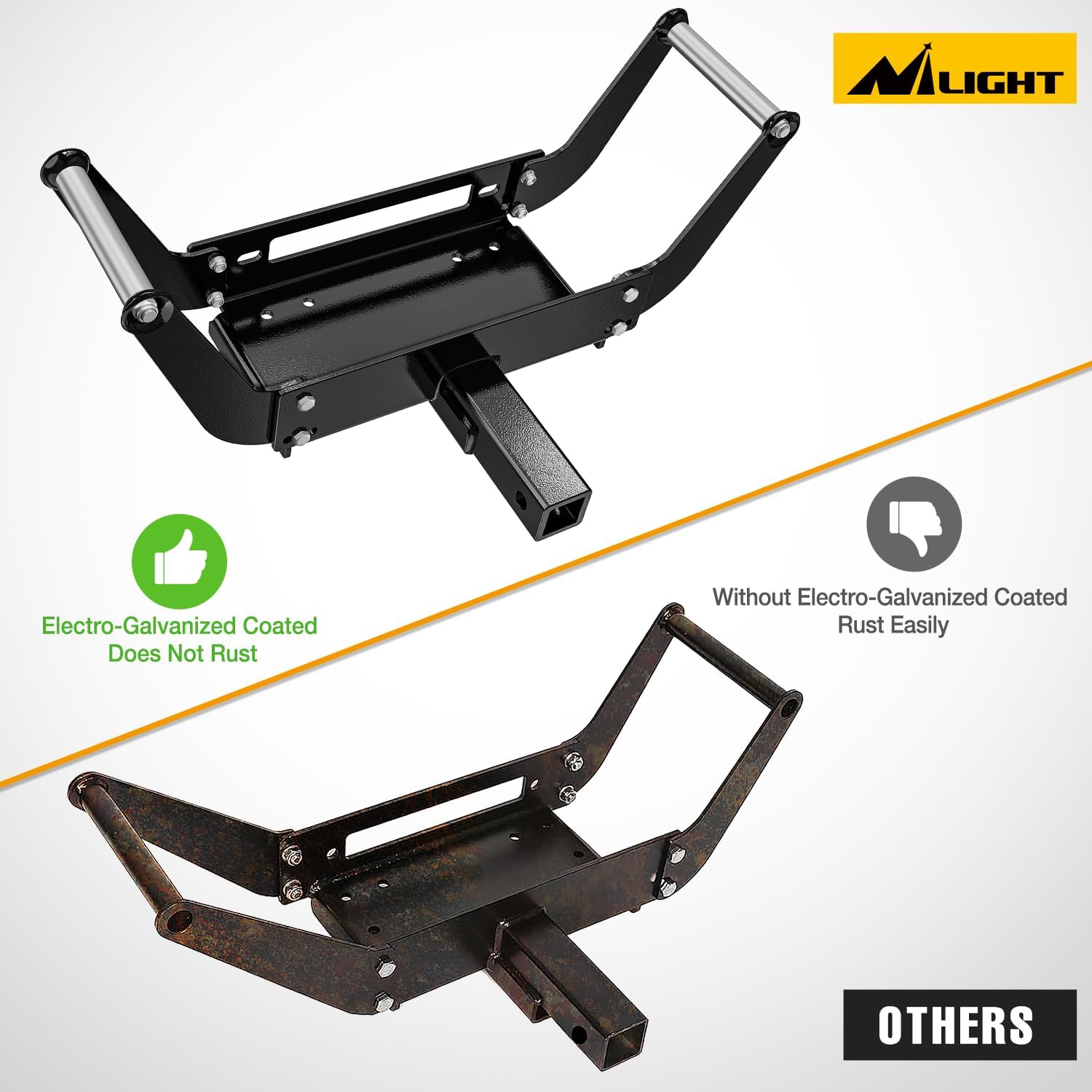 새로운 드라이버 복구 제품 범퍼 히치 리시버 윈치 마운 - Winch Bumper Mount Plate 리뷰 및 가격
