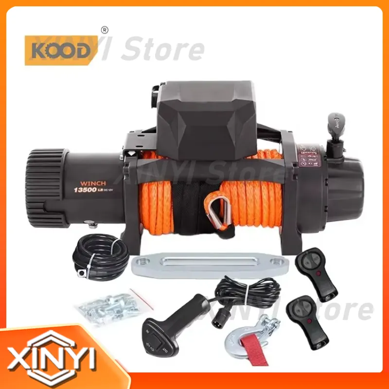 KOOD 4x4 복구용 24V 전동 윈치 12000lb - Winch 12000Lb Synthetic Rope 리뷰 및 가격