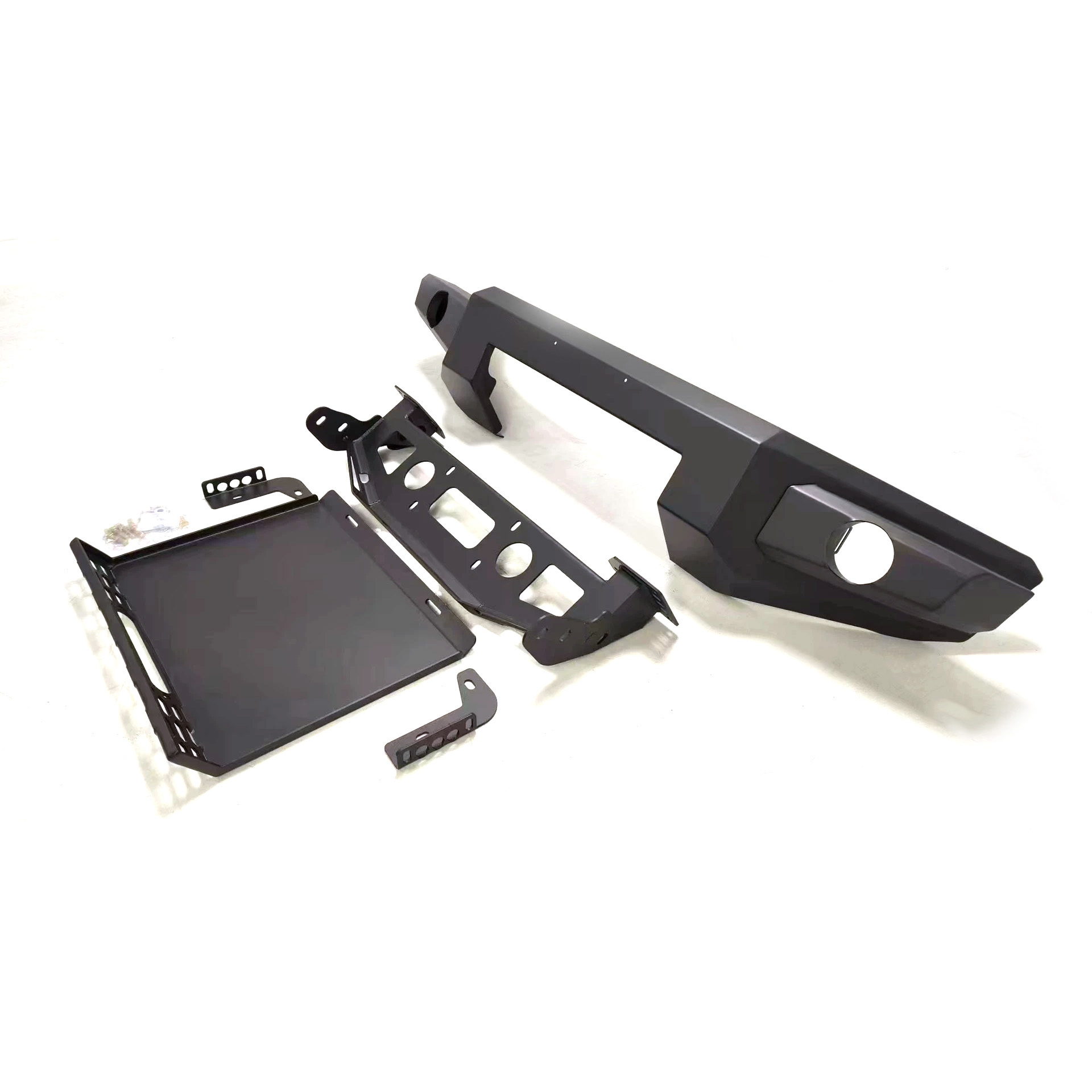 텍스처드 블랙 프론트 범퍼(윈치 마운트 포함, 스키드  - Winch Bumper Mount Plate 리뷰 및 가격