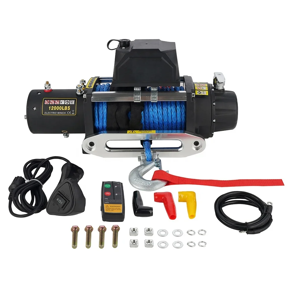 방수 IP 67 12000lb 12V 4x4 오프로드  - Winch 12000Lb Synthetic Rope 리뷰 및 가격