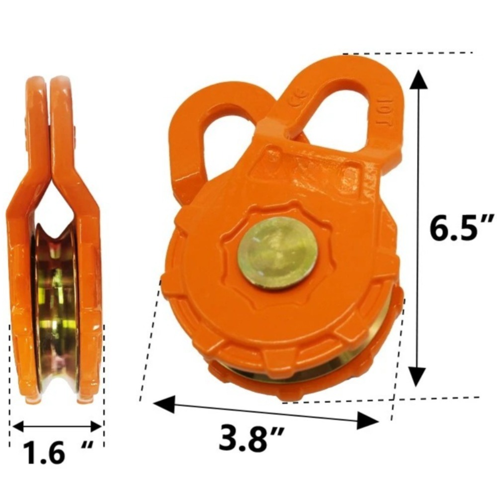 10톤 고강도 윈치 스내치 블록 이동식 풀리(클레비스  - Snatch Block Pulley 10 Ton 리뷰 및 가격